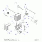 550 LXT ES (S20CED5BSL/BSU) Electrical, battery box  asm. - s20ced5bsl  /  bsu (c601...