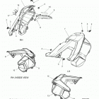 850 INDY 129 XCR SC SELECT Body, side panels - s20ekl8rs all options (600228)