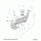 850 MATRYX SWITCHBACK ASSAULT 146/INTL (S21TLC8RS/8RE) Engine, oil bottle asm. - s21tlc8rs  /  8re all options ...