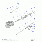 600 RACER/INTL (S21MDX6DSA/DEA) Engine, exhaust valves and solenoid - s21mdx6dsa  /  6de...