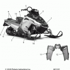 550 RMK EVO 144 ES/INTL (S21CEU5BSL/BEL) Body, decal - s21ceu5bsl  /  bel (601531)