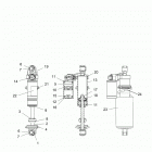 850 MATRYX SWITCHBACK ASSAULT 146/INTL (S21TLC8RS/8RE) Suspension, shock, front track  - s21tlc8rs  /  8re all ...