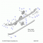 850 SWITCHBACK PRO-S ALL OPTIONS (S21DDH8RS) Suspension, rail asm. - s21ddh8rs all options (c601451)