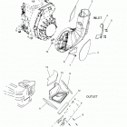 550 RMK EVO/ES/INTL ES Engine, air inlet and outlet ducts - s20ceu5bsa  /  bsl ...
