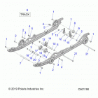 550 VOYAGEUR 155 ES/INTL ES Suspension, rear and track - s20cff5bsl  /  bel (c601190...