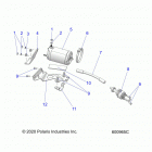 850 AXYS PRO-RMK 155/155 3 Engine, starter motor - s21tcl8rs  /  8re all options (6...