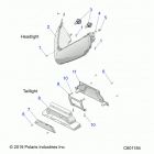550 VOYAGEUR 155 ES/INTL ES Electrical, headlight and taillight - s20cff5bsl  /  bel...
