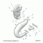 600 INDY ADVENTURE 137 SC SELECT Engine, exhaust - s20ede6ps all options (c601277)