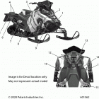 850 AXYS SWITCHBACK ASSAULT 144 ALL OPTIONS (S21EEC8RS) Body, decal, black side panel w  /  blk, titnm accent - ...