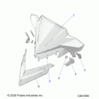850 MATRYX SWITCHBACK ASSAULT 146/INTL (S21TLC8RS/8RE) Body, windshield - s21tlc8rs  /  8re all options (c60159...