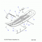 550 VOYAGEUR 155 ES/INTL ES Steering, ski asm. - s20cff5bsl  /  bel (c601186)