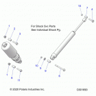 600 INDY SP 137 ES (S20EDB6PSL) Suspension, rear shocks mntg. - s20edb6psl (c601690)