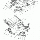 850 RUSH PRO-S SC SELECT (S20DCH8RS) Chassis, bulkhead asm. - s20dch8rs all options (600960)