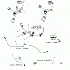 850 AXYS PRO-RMK 155/155 3 Electrical, jumpers  /  wire harness - s21efk8r  /  efm8...