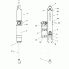 850 MATRYX SWITCHBACK ASSAULT 146/INTL (S21TLC8RS/8RE) Suspension, shock, rear track  - s21tlc8rs  /  8re all o...