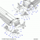 850 MATRYX SWITCHBACK ASSAULT 146/INTL (S21TLC8RS/8RE) Chassis, bulkhead asm. - s21tlc8rs  /  8re all options (...