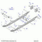 800 RMK KHAOS 155/155 3 Suspension, rear - s20eft8ps  /  efn8ps all options (c60...