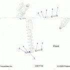 600 SWITCHBACK XCR ALL OPTIONS (S21DDL6PS) Suspension, ifs shocks mntg. - s21ddl6ps all options (c6...