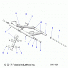 550 INDY EVO/ES Suspension, torque arm, front - s20cbu5bsa  /  bsl (c600...