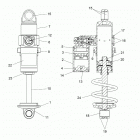 850 RMK KHAOS 155/INTL  (S21EFT8R/EFN8R) Suspension, shock, front track - s21eft8r  /  efn8r (601...
