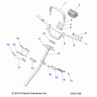 550 INDY ADVENTURE 155 ES Steering, handlebar, steering post - s20cfe5bsl (c601193...