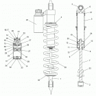 850 AXYS PRO RMK 155/155 3 Suspension, shock, rear track, w  /  res. - s20efk8rs  /...