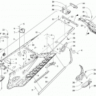 ZR 6000 LTD ES 137 BLACK [S2019ZXDLEUSB] Tunnel and snowflap assembly [107815]