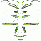 M 8000 HARDCORE 153 GREEN [S2019M8HE3USG] Decals [107312]