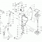 M 9000 KING CAT 162 BLACK [S2019M9XKCUSB] Oil tank assembly [105587]