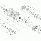 M 8000 MOUNTAIN CAT 153 BLACK [S2019M8HMCUSB] Drive train shafts and brake assemblies [107048]