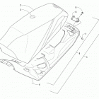 XF 9000 HIGH COUNTRY LTD 153 BLACK [S2019X9XHIUSB] Seat assembly [106849]