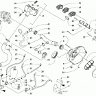 M 9000 KING CAT 162 BLACK [S2019M9XKCUSB] Air intake assembly [106710]