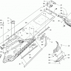 M 8000 MOUNTAIN CAT 162 BLACK [S2019M8HDEUSB] Tunnel and snowflap assembly [107191]