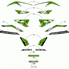 M 8000 SNO PRO 153 (3.0) GREEN [S2019M8HM3USG] Decals [107068]