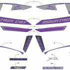 M 8000 MOUNTAIN CAT 153 PURPLE [S2019M8HMCUSF] Decals [107282]