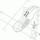 ZR 3000 129 GREEN [S2019ZRTLXUSG] Belt guard assembly [106769]