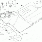 PANTERA 7000 XT LTD BLACK [S2019PTUWLUSB] Gas tank assembly [106824]
