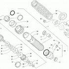 PANTERA 7000 LTD BLACK [S2019PTULXUSB] Front suspension shock absorber assembly [106798]