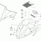 NORSEMAN 6000 ES 154 GRAY [S2019BCDXPUSU] Windshield and instruments assemblies [107596]