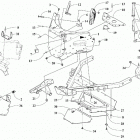 XF 9000 HIGH COUNTRY LTD 153 BLACK [S2019X9XHIUSB] Front frame assembly [106626]