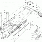 M 8000 SNO PRO ES 153 (3.0) ORANGE [S2019M8HMPUSO] Tunnel and snowflap assembly [107115]