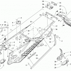 ZR 6000 LTD ES 129 BLACK [S2019ZRDLEUSB] Tunnel and snowflap assembly [107814]