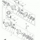 BEARCAT XT  BLUE [S2019BCCWTNAL] Crankshaft & piston [106328]