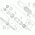 ZR 6000 LTD ES 129 BLACK [S2019ZRDLEUSB] Rear suspension front arm shock absorber [105174]