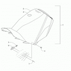 M 8000 MOUNTAIN CAT 153 BLACK [S2019M8HMCUSB] Seat assembly [107199]
