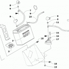 BEARCAT 7000 XT GRAY [S2019BCUWTUSU] Battery and tray assembly [106170]