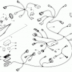 M 8000 SNO PRO 162 ORANGE [S2019M8HSEUSO] Headlight and wiring assemblies [107173]