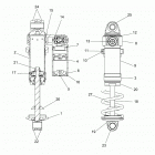 600 RACER/INTL Suspension, shock, front track - s20mdx6jsa  /  6jea [60...