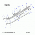600 RACER/INTL Suspension, rail asm. lh  /  rh - s20mdx6jsa  /  6jea (c...