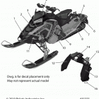 800 SWITCHBACK XCR SC SELECT ALL OPTIONS Body, decal, black side panel model - s20ddl8ps (601331)